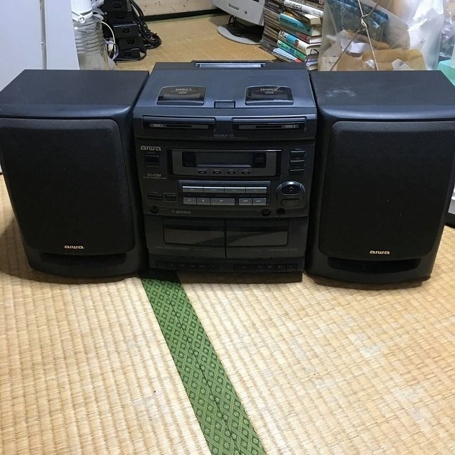 家電】 ダブル カセット ダブル CD AIWA アイワ XG-E5M 動作未確認