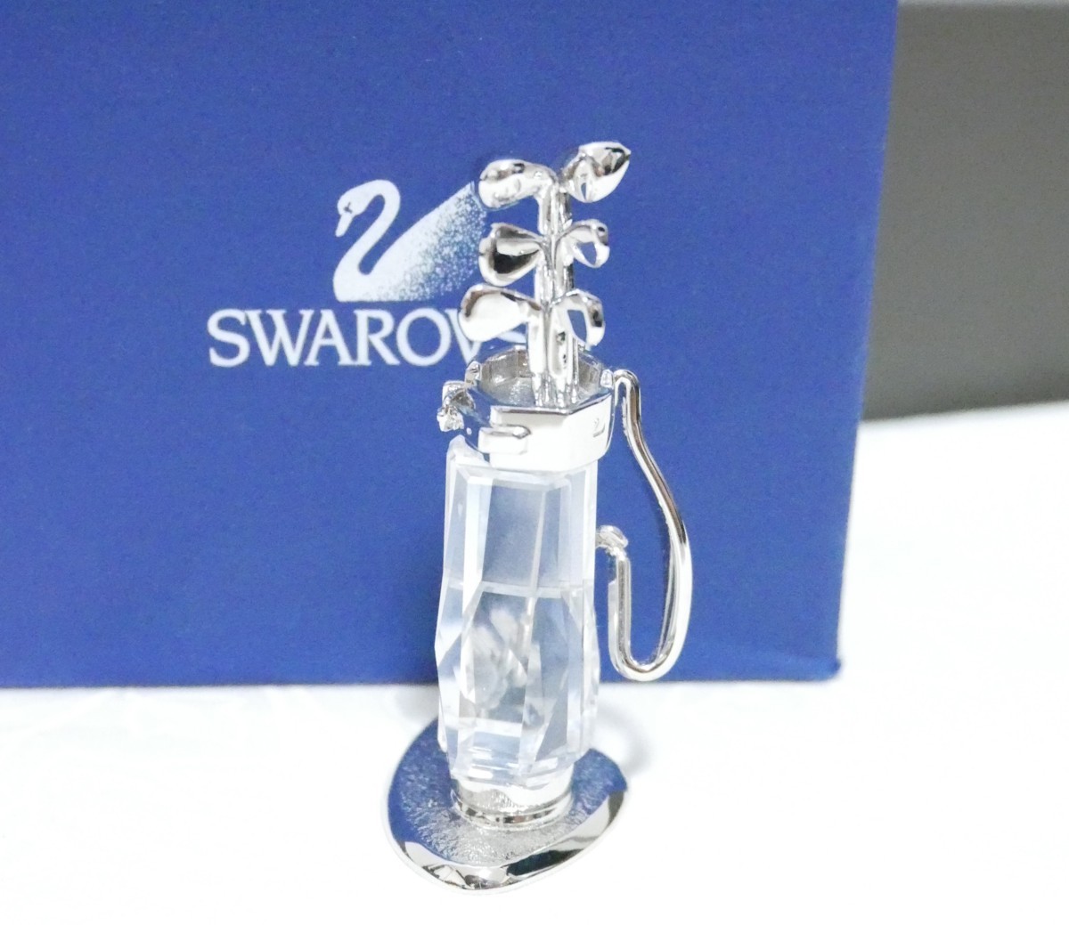 SWAROVSKI スワロフスキー ゴルフクラブクリスタル置物663844