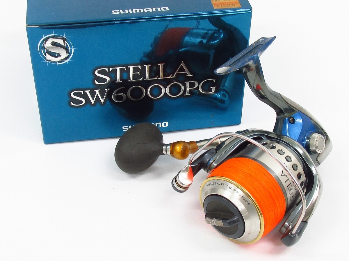 超美品】SHIMANO 13STELLA SW6000PG スピニングリール シマノ ステラ