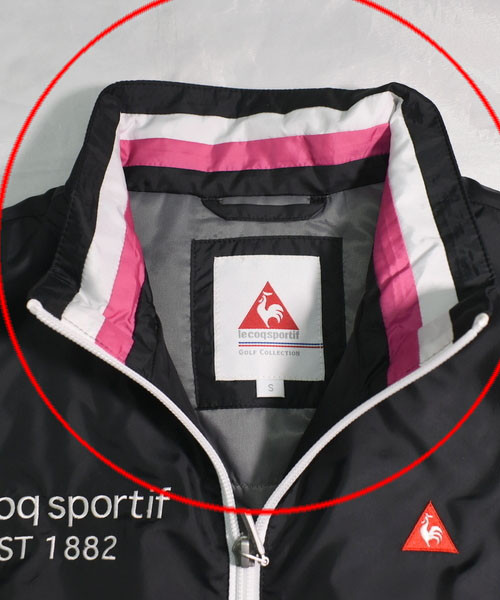 レディース 半袖中綿ジャケット ブラック系【中古】ゴルフウェア