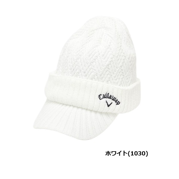 キャロウェイ ゴルフ メンズ ニット帽 ツバ付きニットキャップ