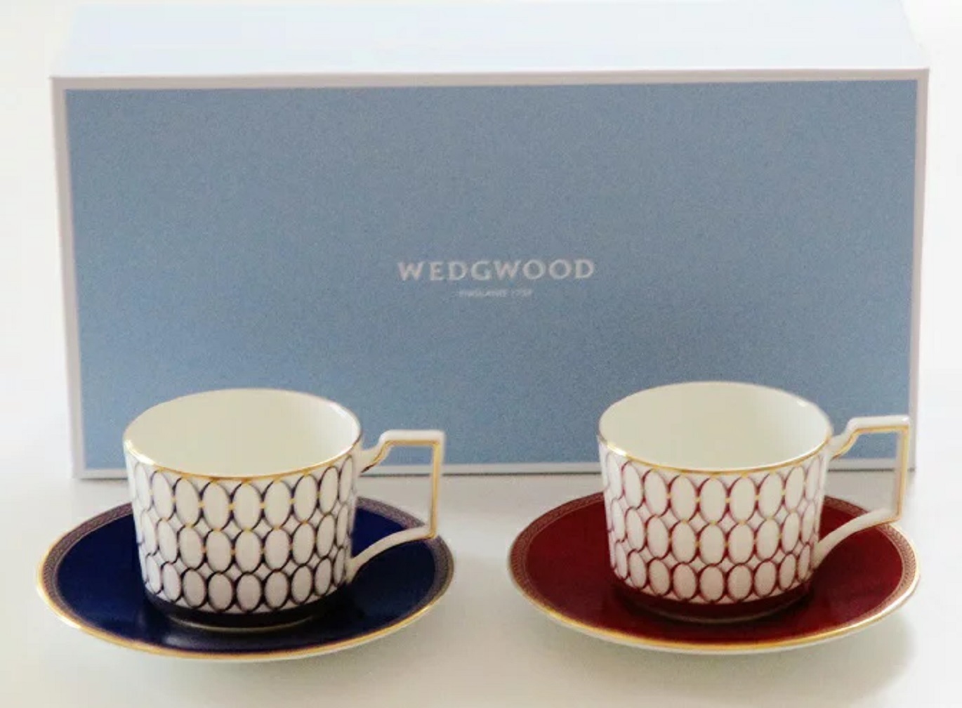 ウェッジウッドWEDGWOOD ルネッサンスゴールド・レッド ティーカップ