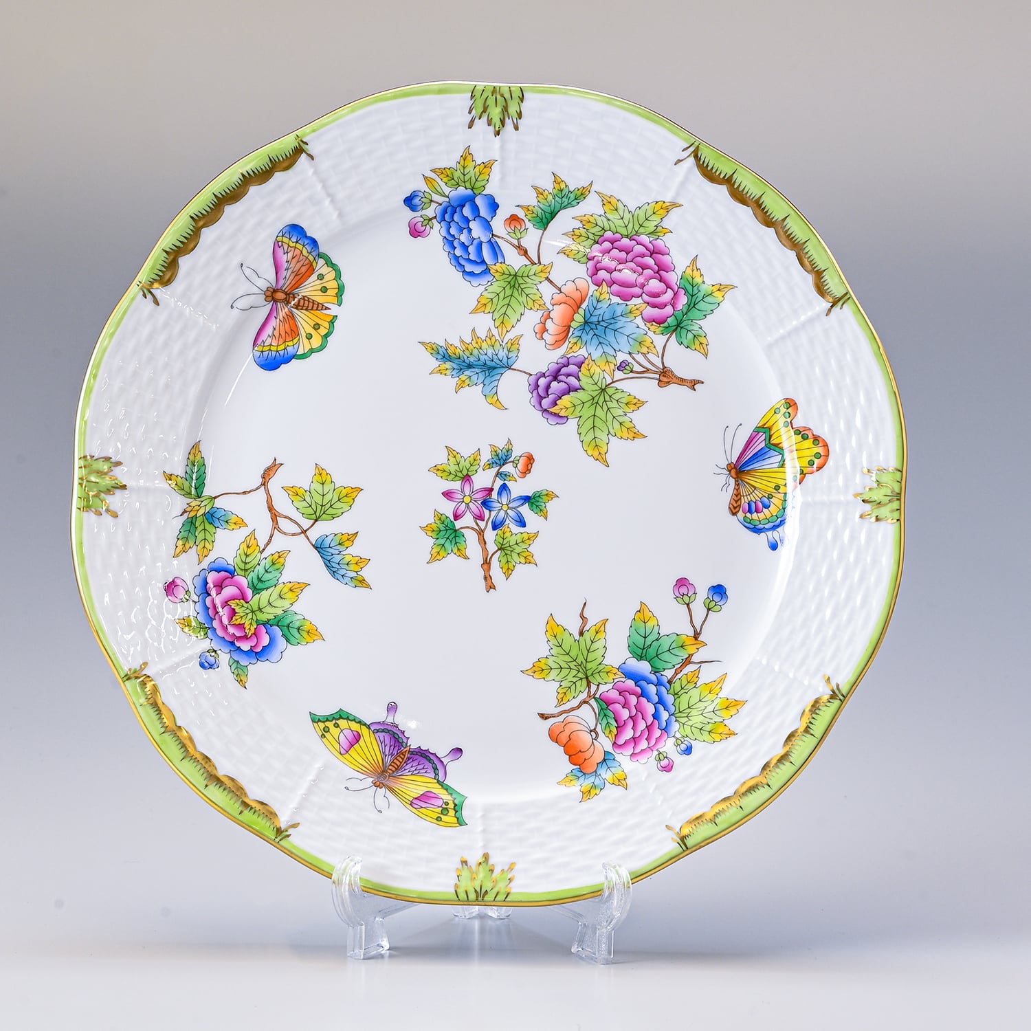 ヘレンド HEREND プレート ヴィクトリアブーケ プレート 食器 25cm 皿