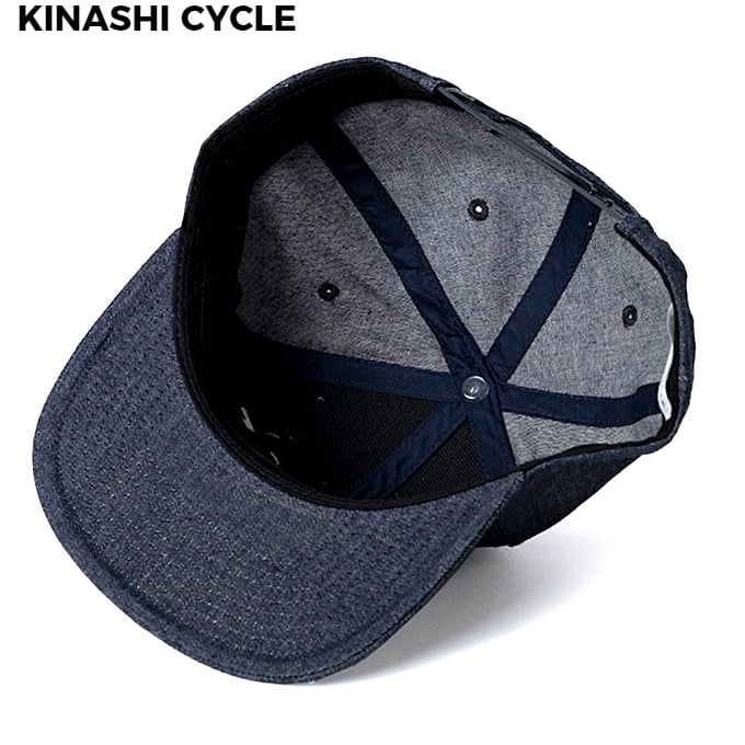 木梨サイクル スナップバックキャップ（THE GOLF）DENIM KINASHI CYCLE