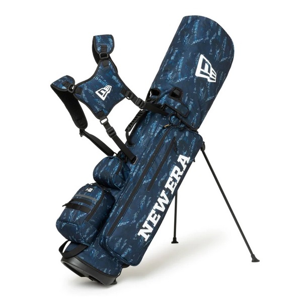 ニューエラ ゴルフ キャディーバッグ スタンド式 ワードマークロゴ