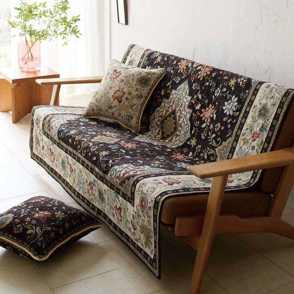 イタリア製ジャカード織クッションカバー〈イスタ〉同色2枚組 通販