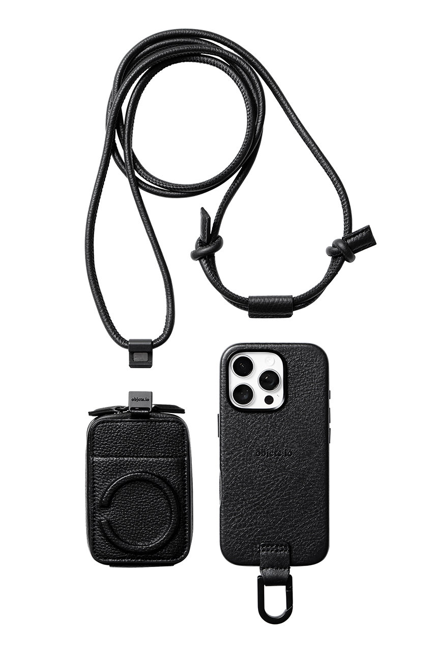 objcts.io(オブジェクツアイオー)｜デタッチャブルストラップ付レザー