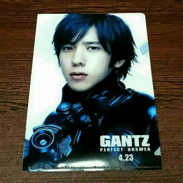二宮和也＆松山ケンイチ主演 GANTZ ミニクリアファイル おまけ付きの