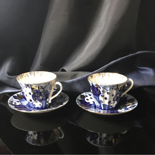 ロシアロモノーソフ インペリアルポーセリン玉ねぎドームティーセット