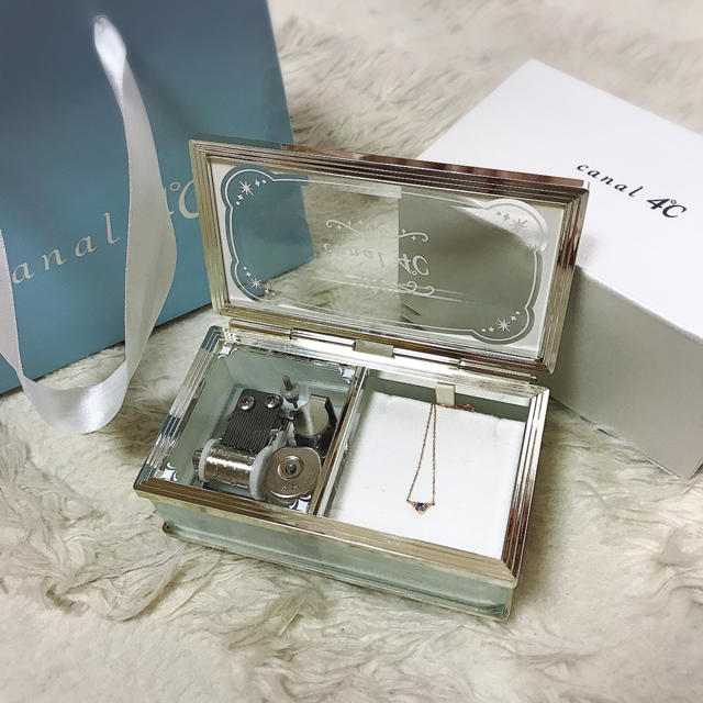 canal4℃ - ♪canal 4℃ 限定 ネックレス ピンクゴールド ターコイズ