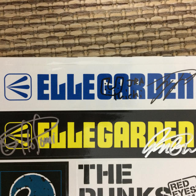 ELLEGARDEN サイン入り ステッカーの通販 by gon1830's shop｜ラクマ