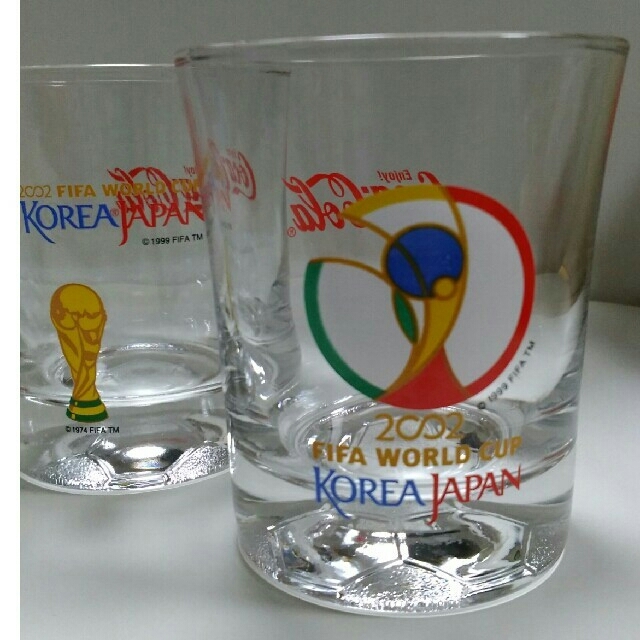 コカ・コーラ - 【boo!さま用】2002日韓ワールドカップロゴ入りグラス