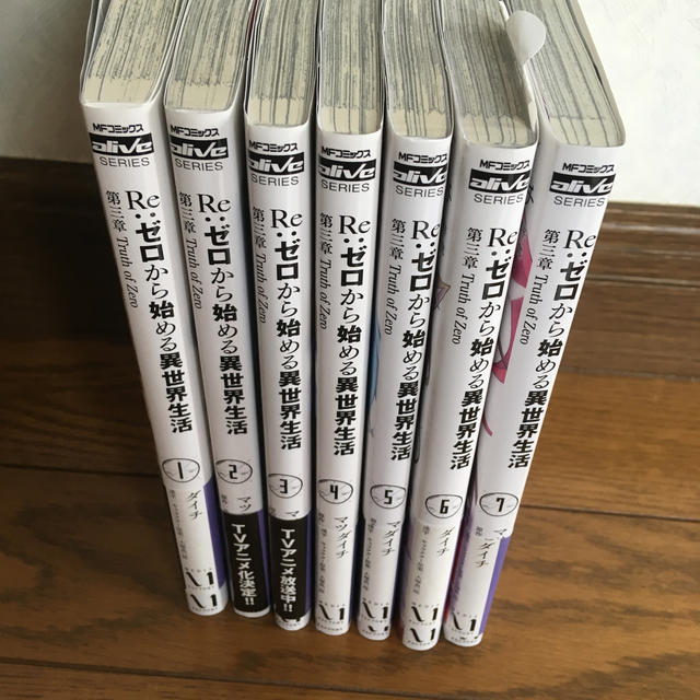 専用】Re：ゼロから始める異世界生活 コミックセット 7巻まとめ売りの