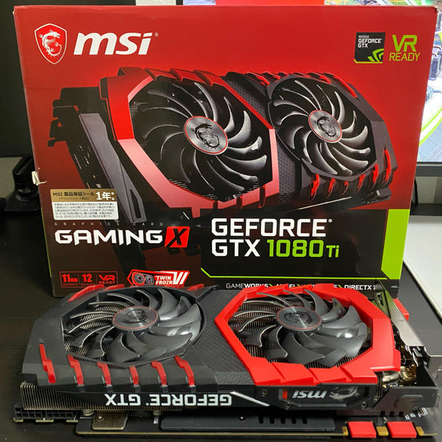 msi GeForce GTX 1080Ti GAMING X 中古 完動品の通販 by えびマート