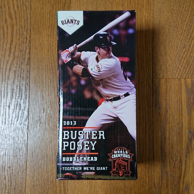 SF ジャイアンツ 2013 年 球場配布 バスター・ポージー ボブルヘッド