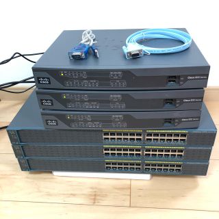 CCNA、CCNP】6台セットCisco892J、Catalyst2960の通販 by ys1980211's