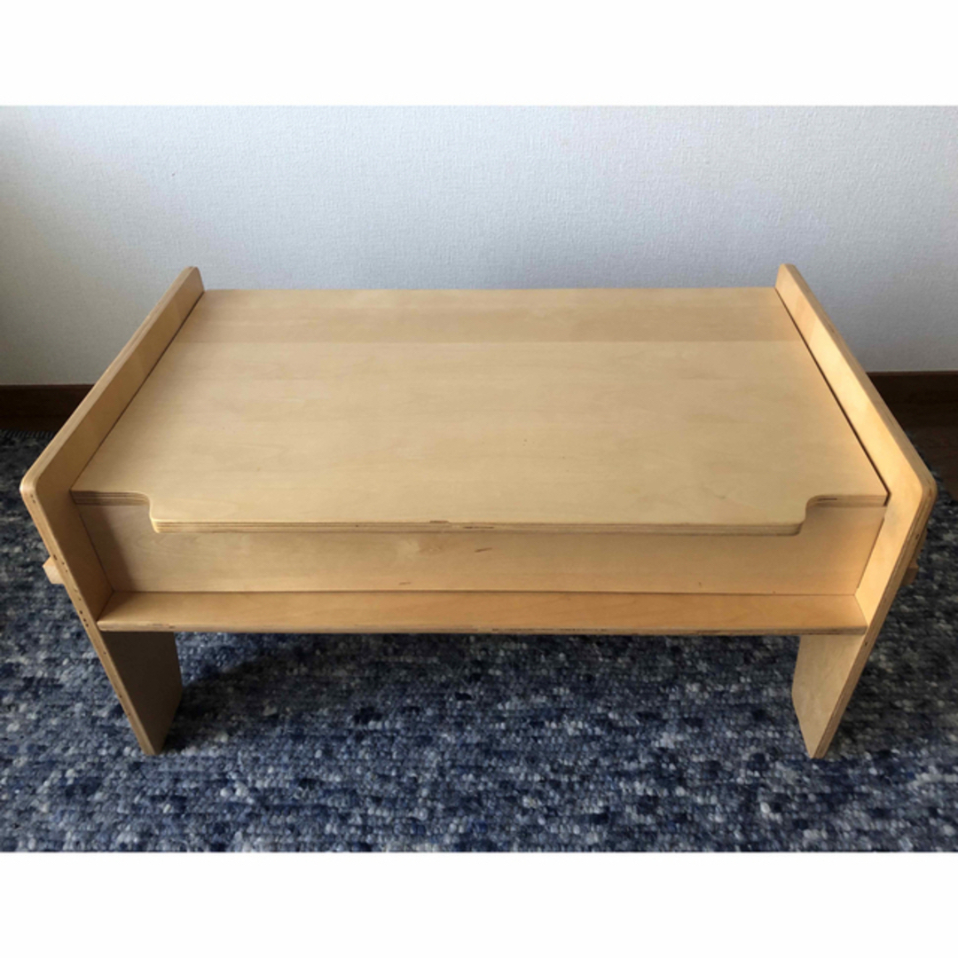 MUJI (無印良品) - 無印良品 ねじのいらない組み立てテーブルの通販 by