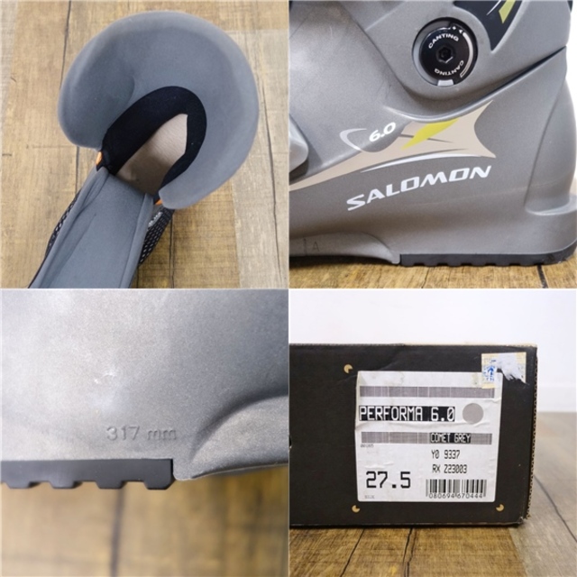 SALOMON - 極美品 サロモン SALOMON PERFORMA 6.0 パフォーマー 27.5cm