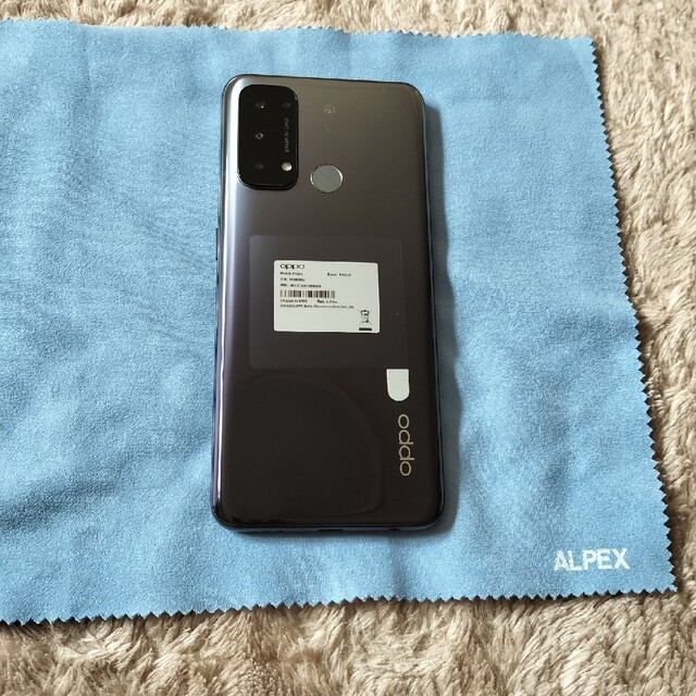 OPPO - 【中古美品】OPPO Reno5 A シルバーブラック Y!mobile版の通販