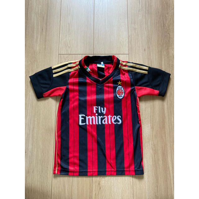 サッカーセリエACミラン本田圭佑レプリカユニフォーム90程度キッズ