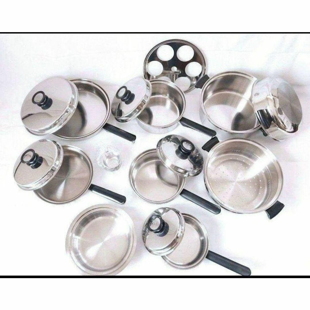 一組限り! アムウェイ 鍋 21ピースとウォックと専用網2枚 Amway↓