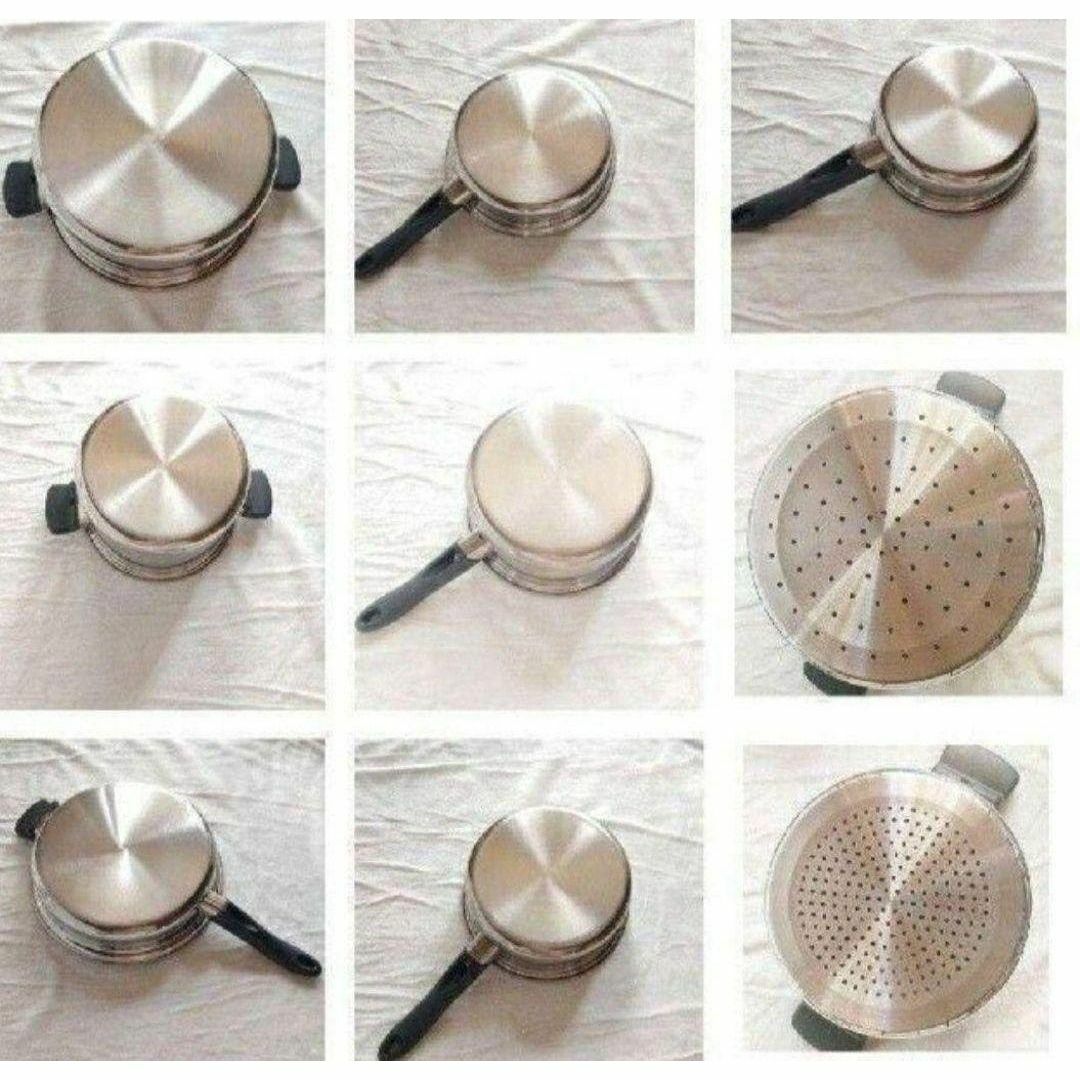 超美品 Amway アムウェイ 鍋24ピースセットと新品黒色インダクション