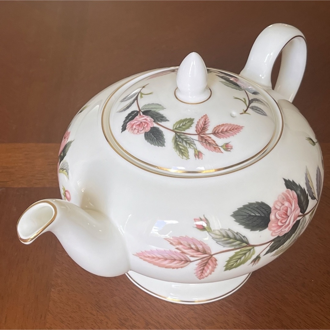 WEDGWOOD - 【黒壺美品】英国製 ウェッジウッド☆ハザウェイローズ