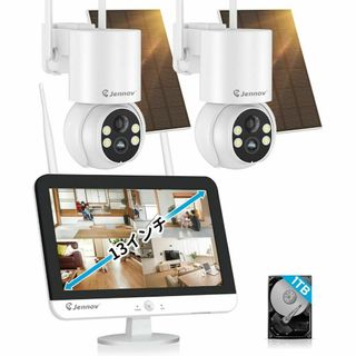 新品 【完全無線】JENNOV防犯カメラワイヤレス屋外ソーラー400万画素