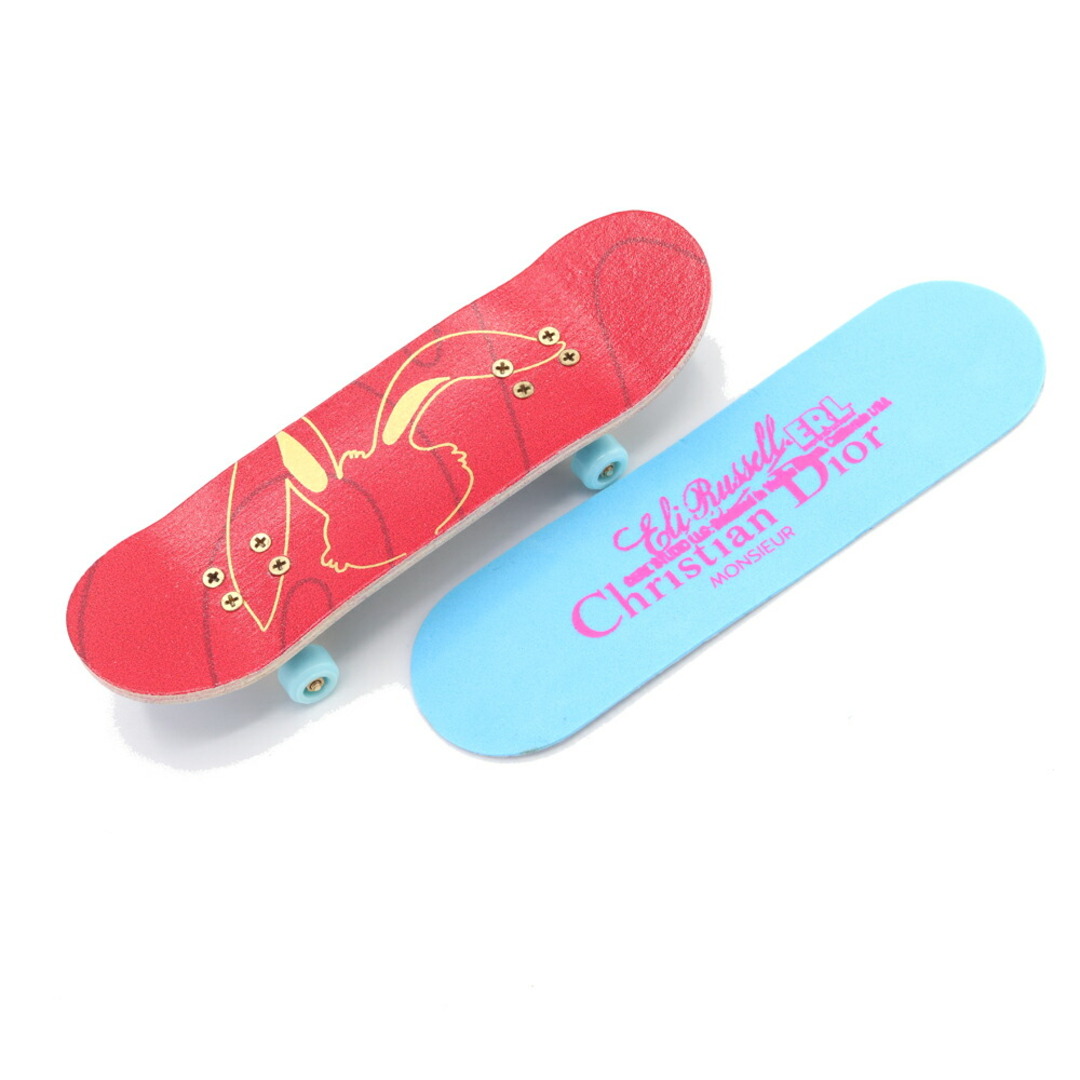 Christian Dior - ディオール フィンガースケートボード レッド ウッド