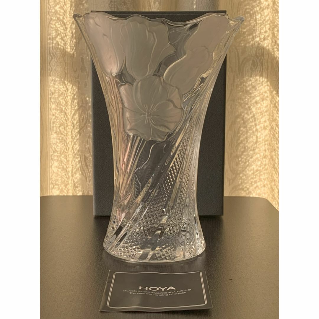 HOYA CRYSTAL FLOWER VASEの通販 by Danke's shop｜ラクマ