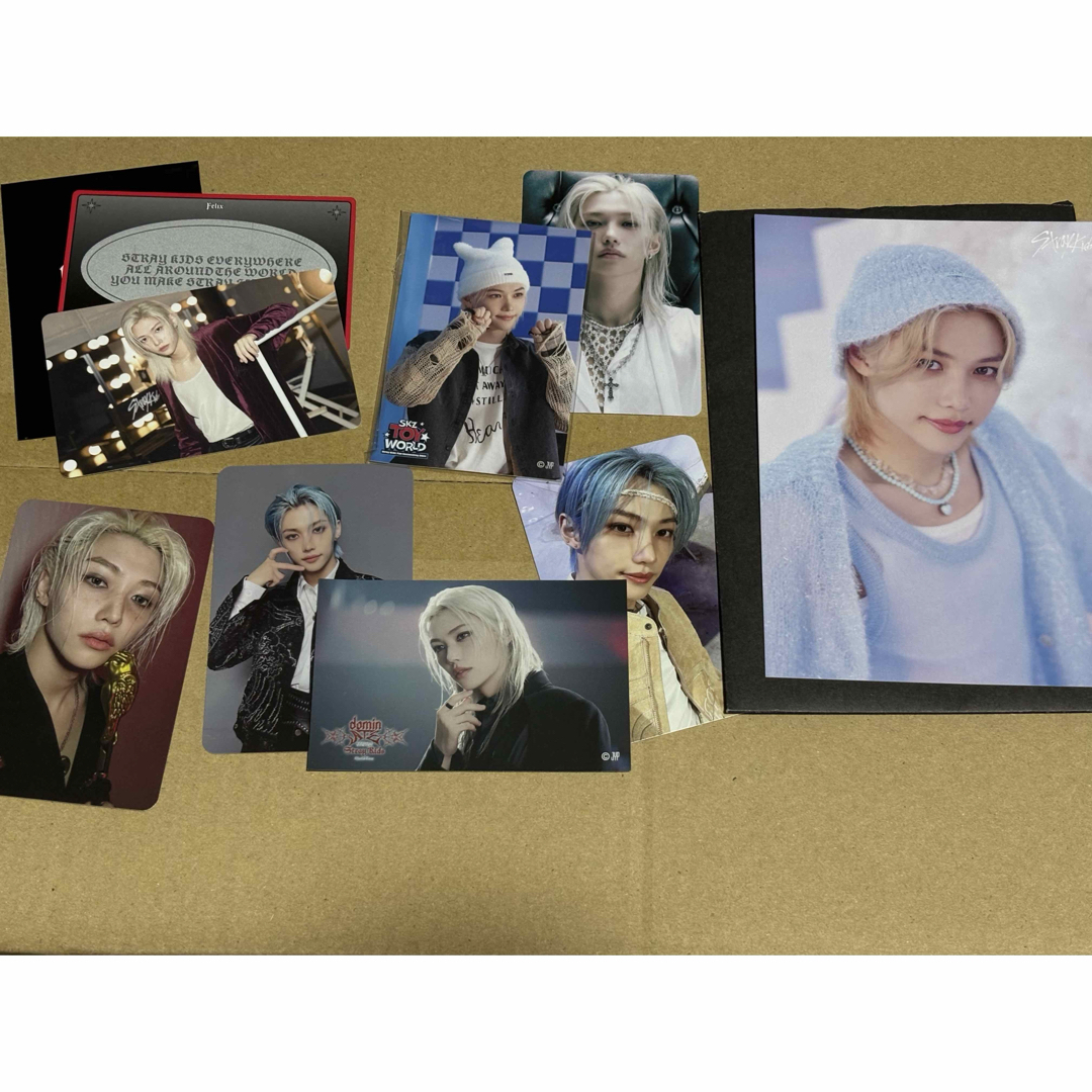 Stray Kids - Stray Kids フィリックス ステッカー トレカ セットの