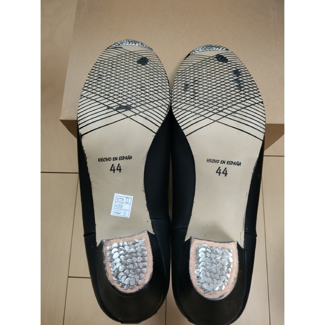 美品】フラメンコブーツ OSUNA 44 釘ありブラック メンズシューズ ボタ