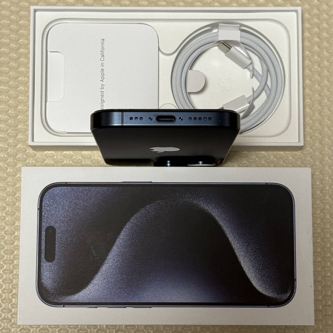 iPhone - バッテリー最大容量100% iPhone15Pro 128GB SIMフリー本体の