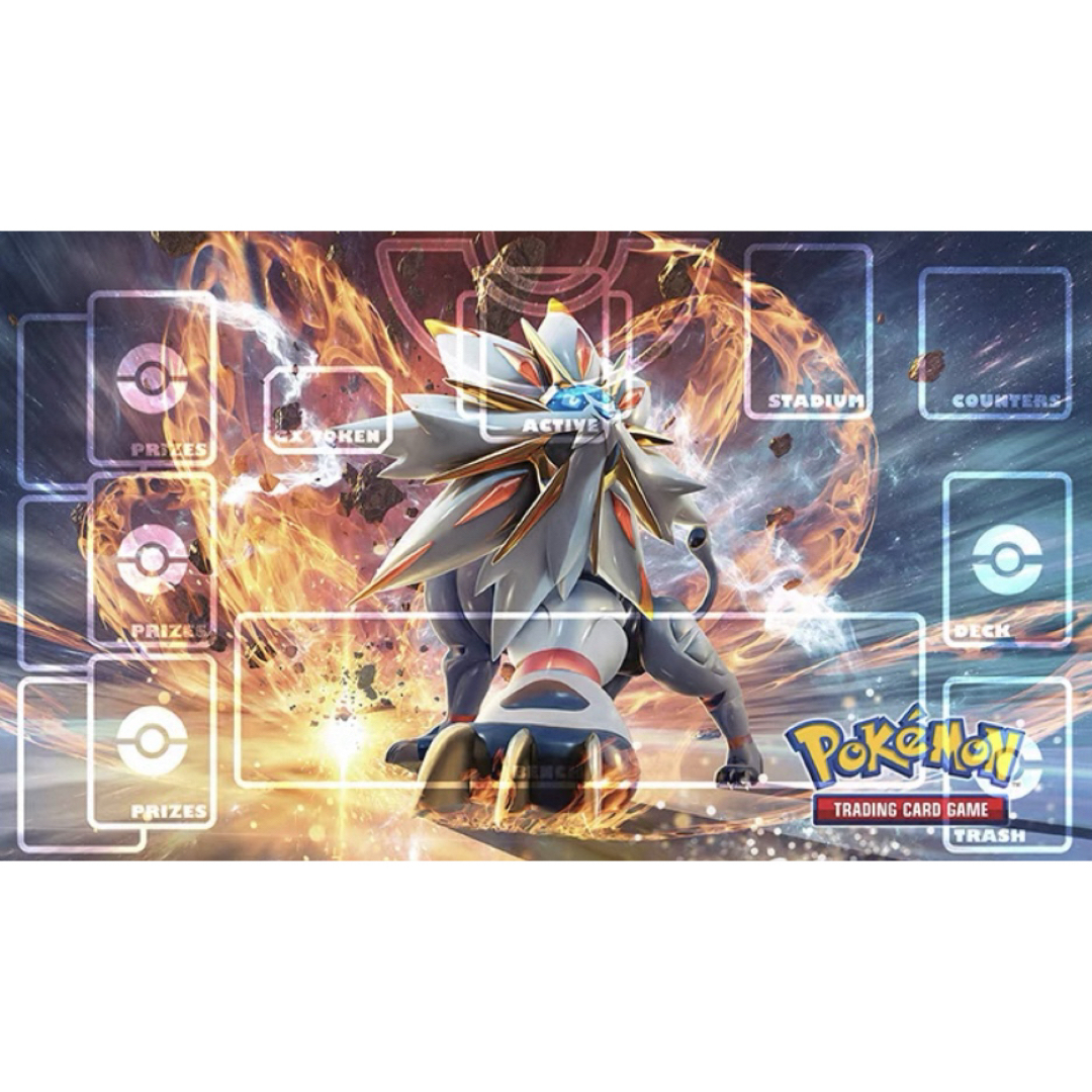 ポケモン - ポケモンカードゲーム ラバープレイマット ソルガレオの