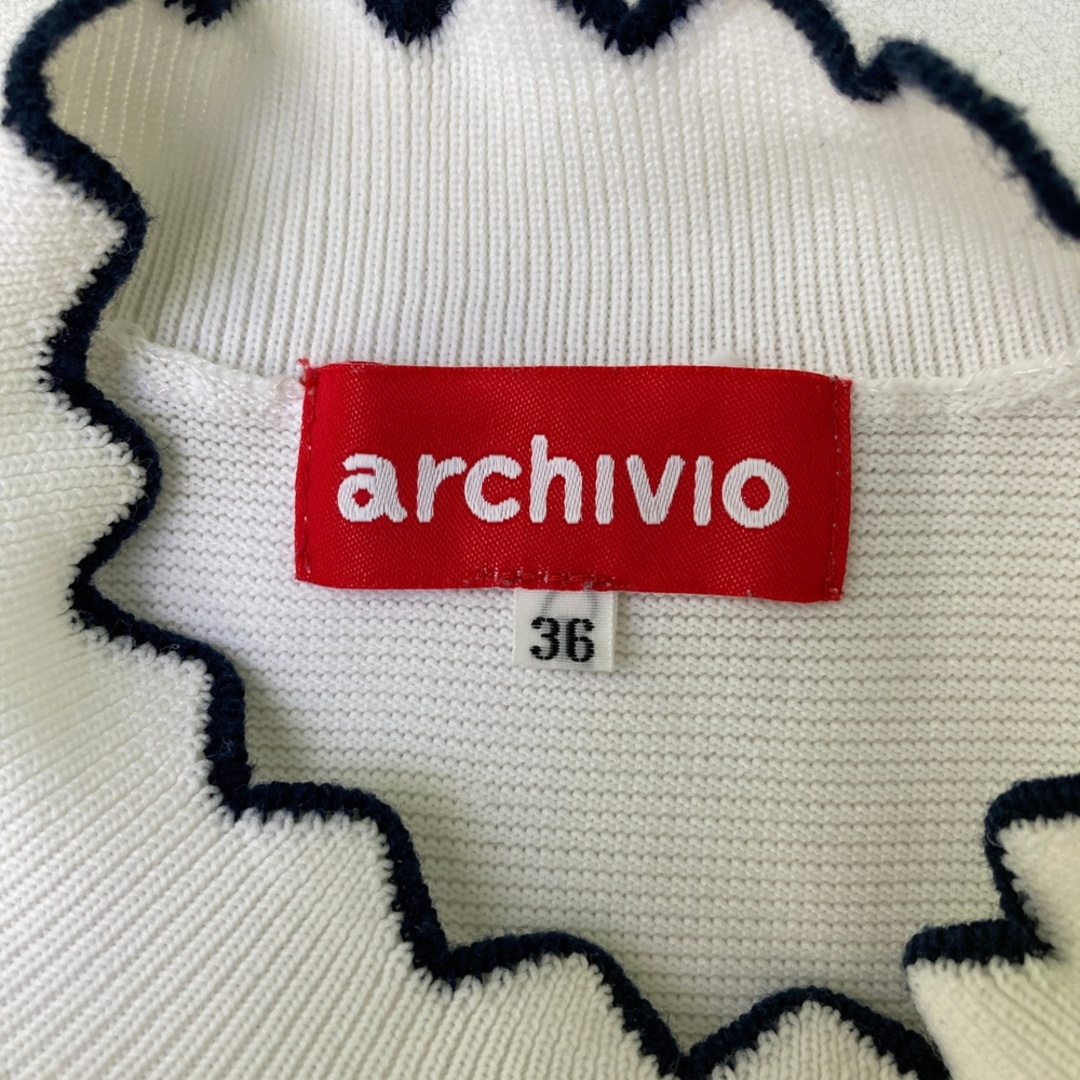 archivio ハイネック ニット ベスト サイズ36 サイズ：36 ARCHIVIO