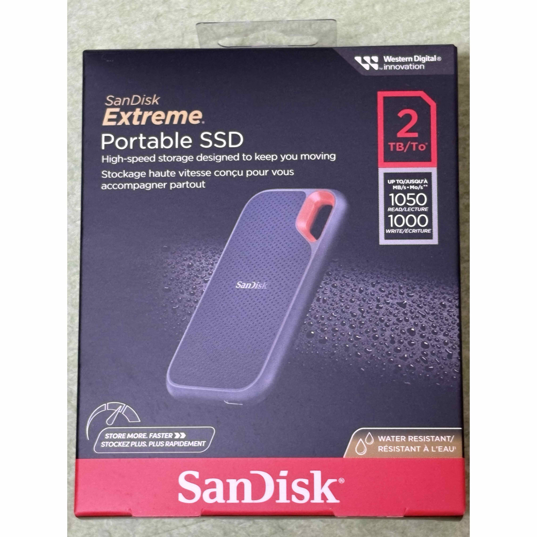SanDisk - 新品未使用 SanDisk Extreme Portable SSD 2TBの通販 by