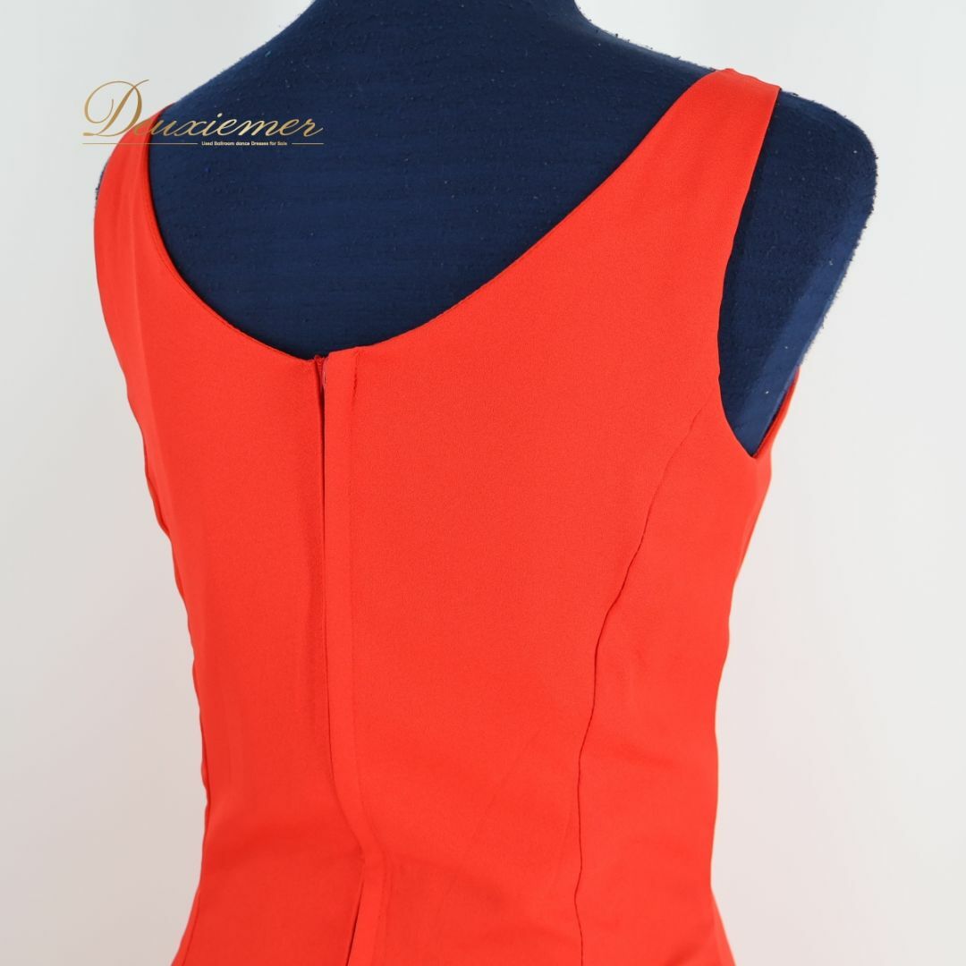 フラダンス 衣装 ワンピース ドレス レッド系 フラ ダンス 赤