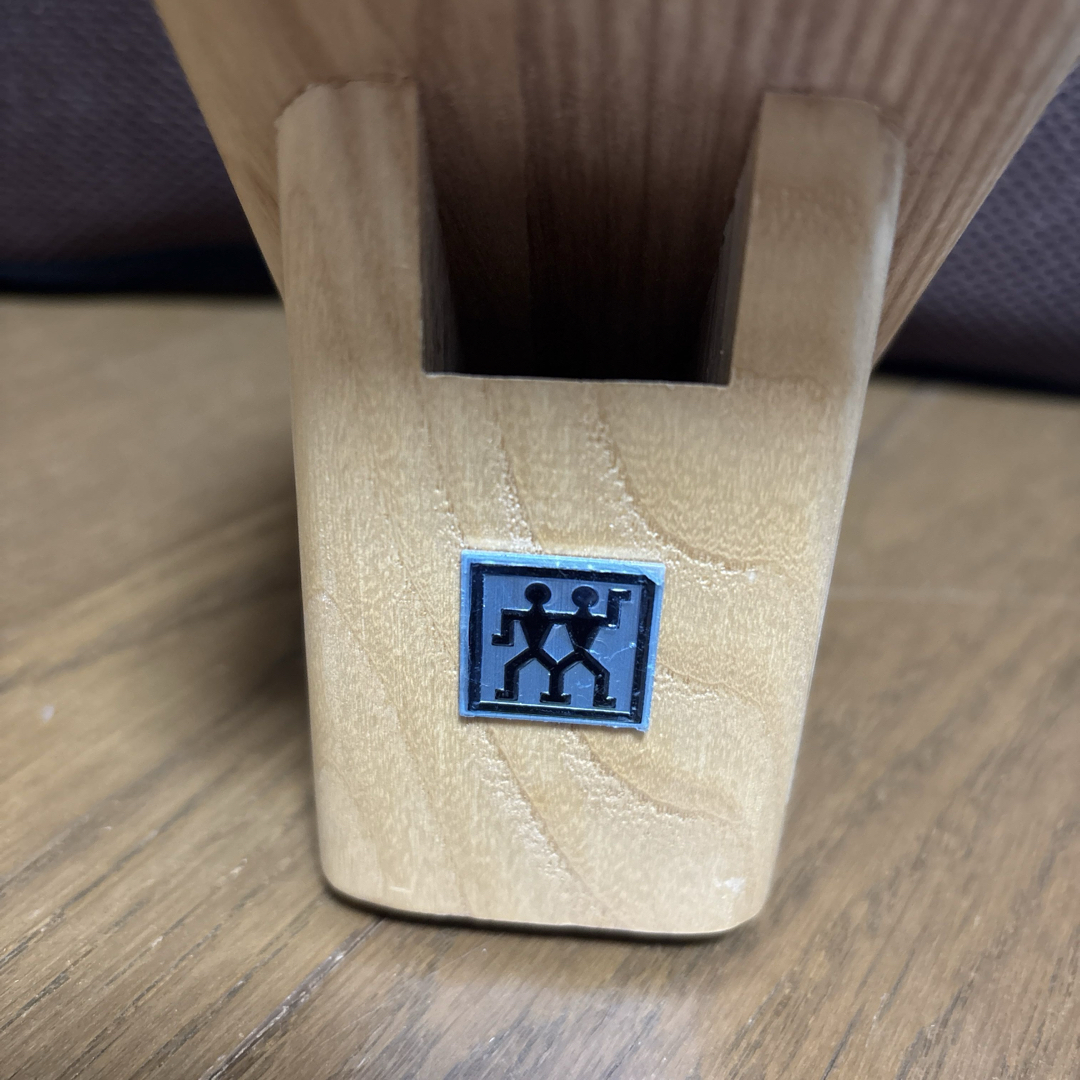 ZWILLING 包丁スタンド 木製 スリムの通販 by まーちゃん's shop｜ラクマ