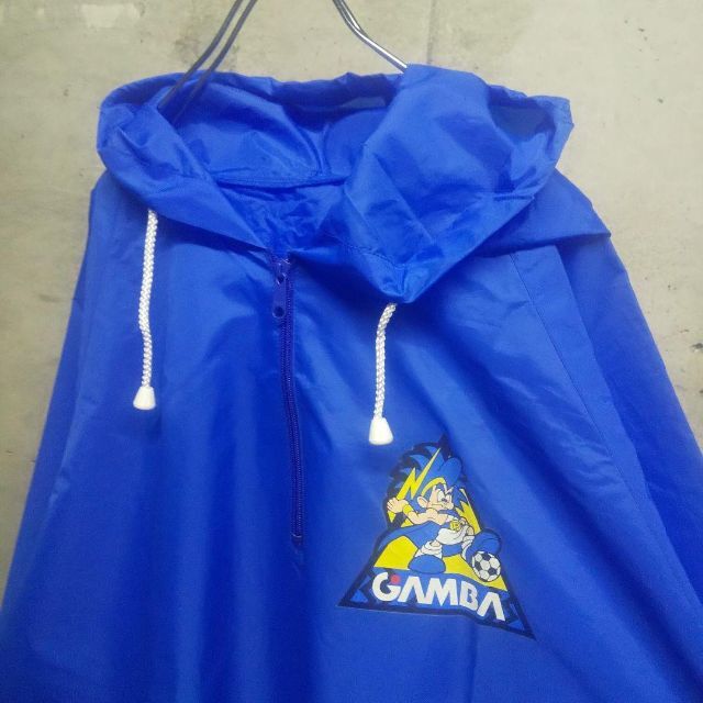初期 ガンバ大阪 90s ポンチョ Jリーグ サッカー 雨具 レインコート