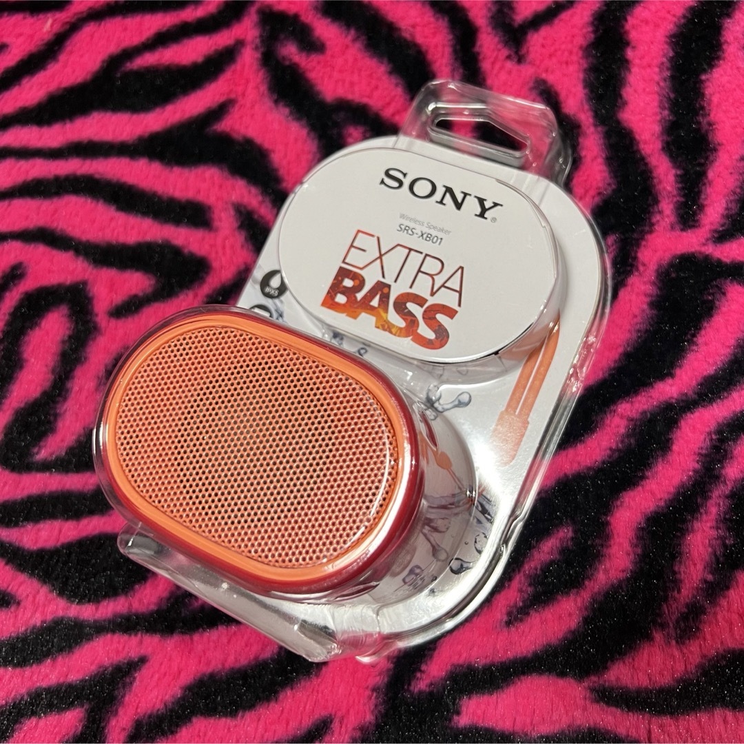 SONY - ソニー ワイヤレスポータブルスピーカー SRS-XB01 レッド(1台