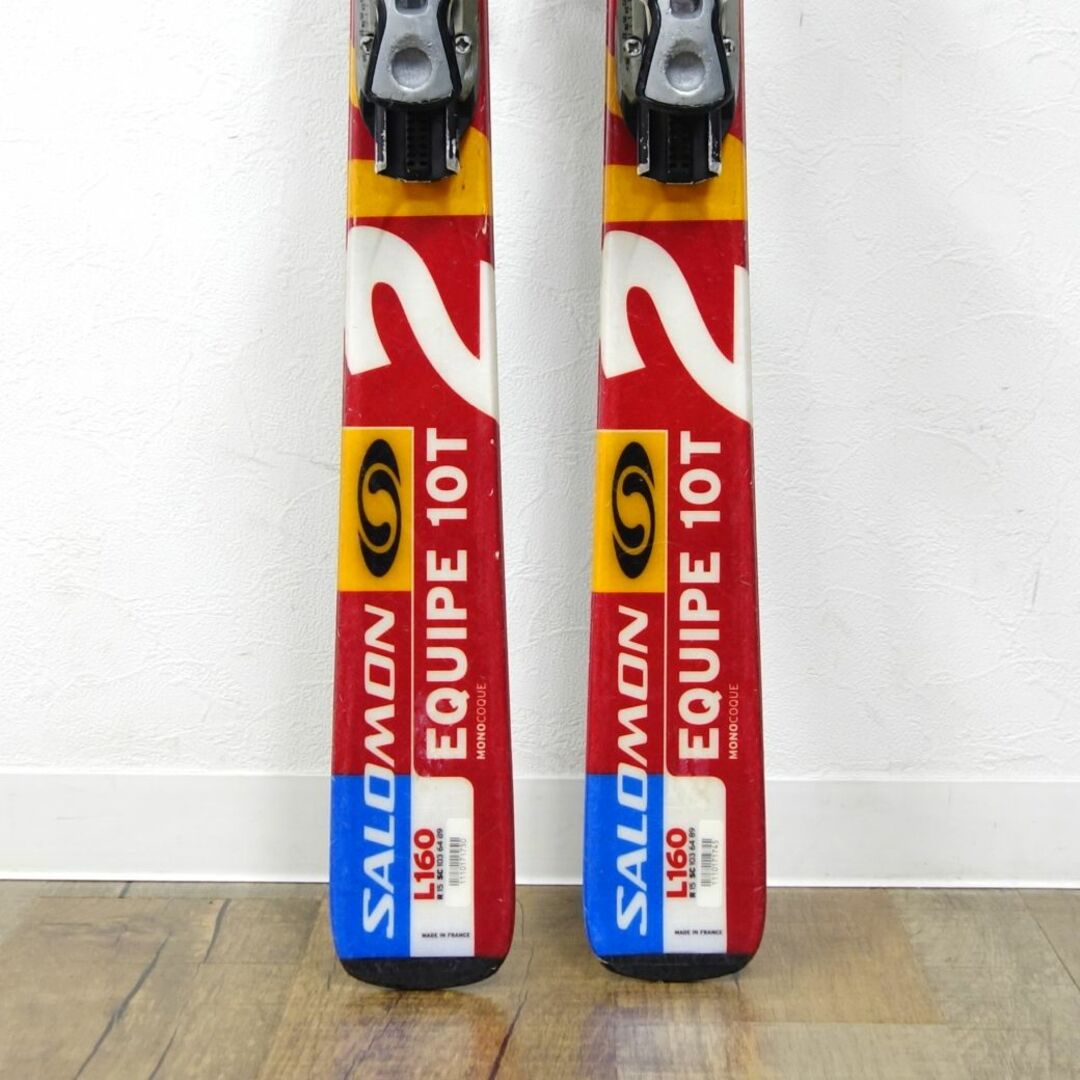 サロモン SALOMON EQUIPE エキップ 10T 2V 160cm センター64mm