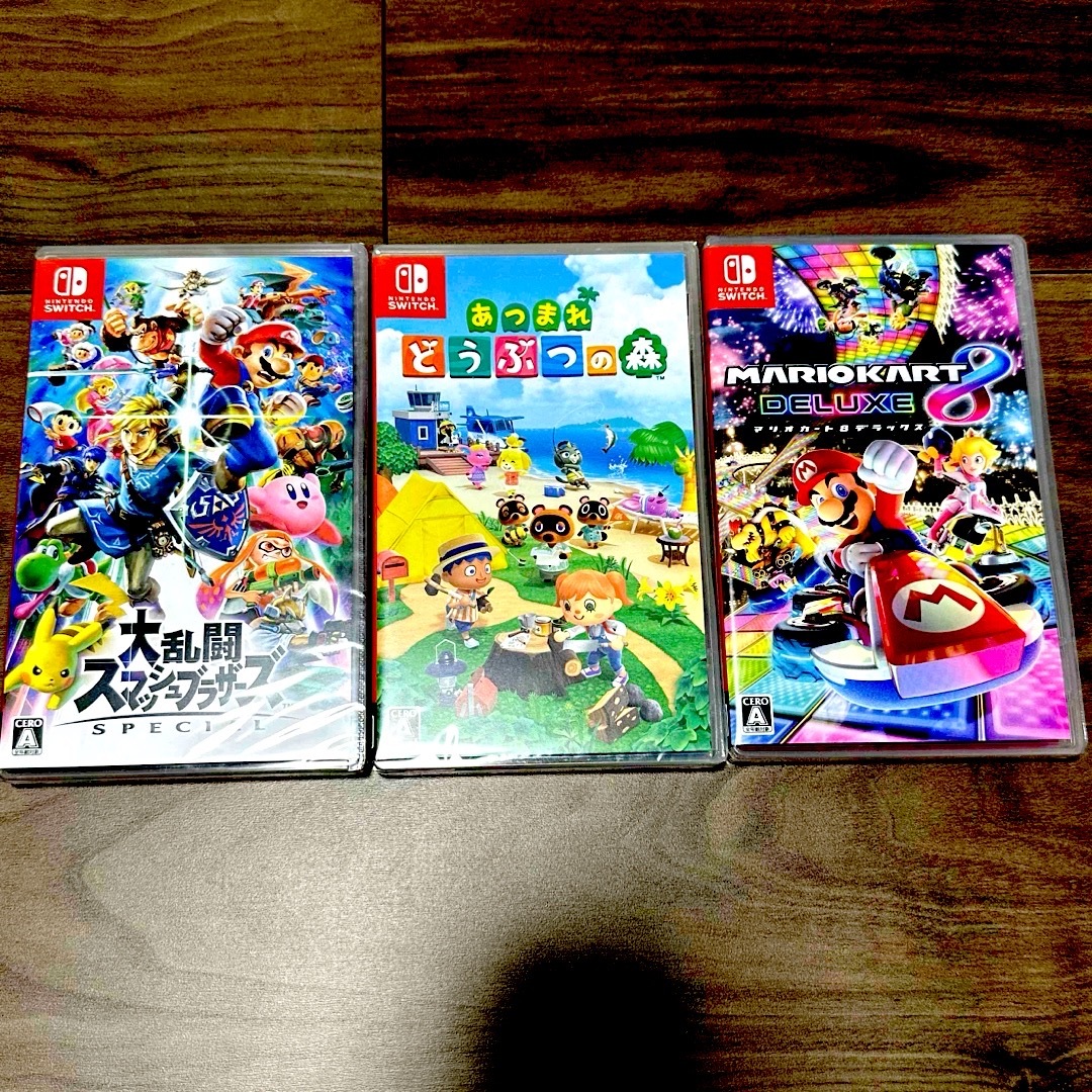 Nintendo Switch - 【新品未開封】 スマブラ マリオカート あつまれ