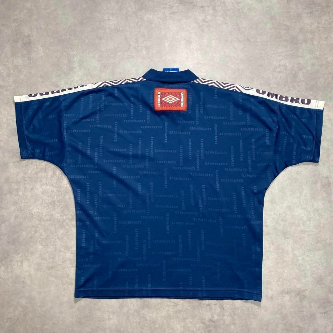 UMBRO - UMBRO アンブロ サッカーゲームシャツ 古着ヴィンテージ青タグ