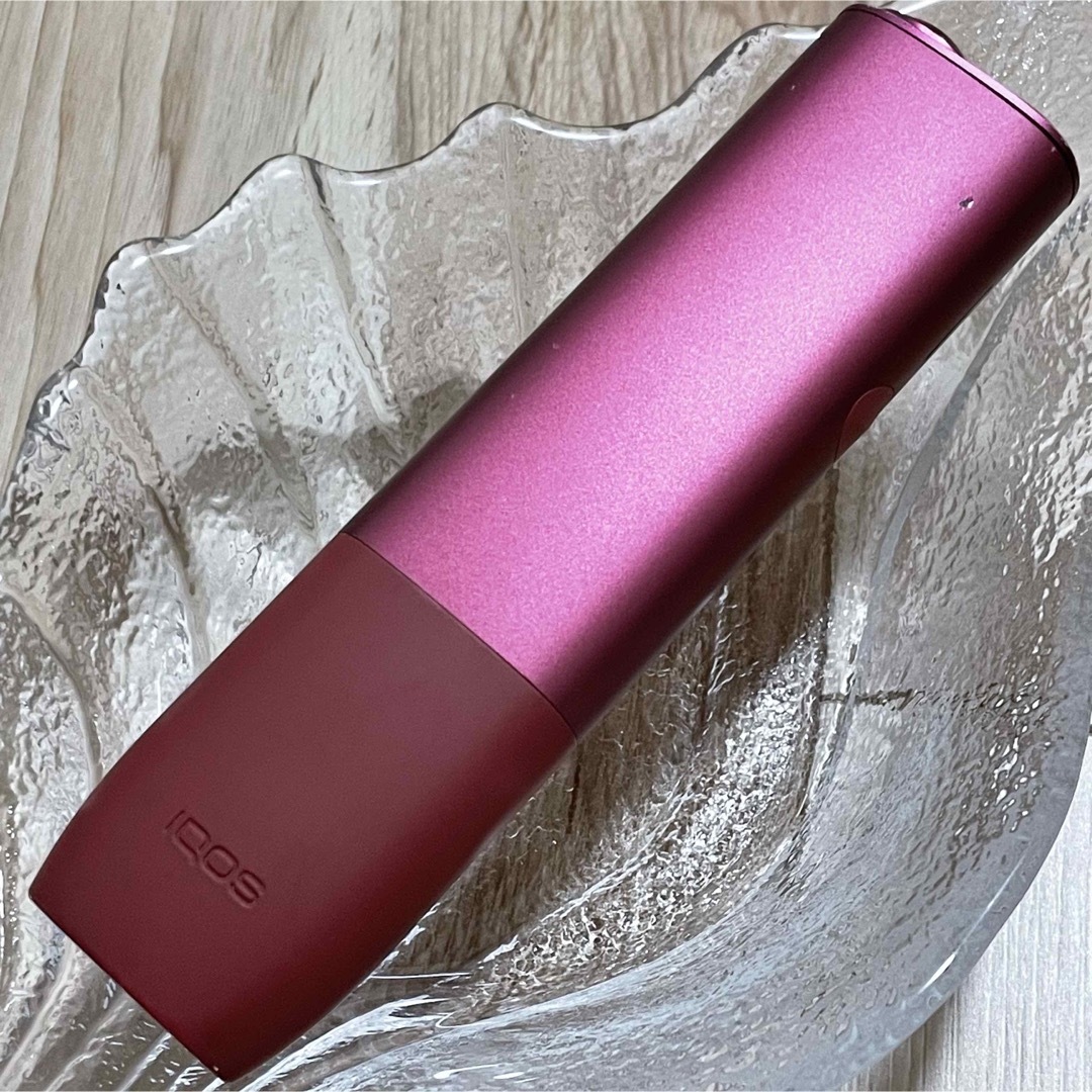 ☆動作確認済☆ iqosイルマワン本体のみ サンセットレッドピンク赤色の