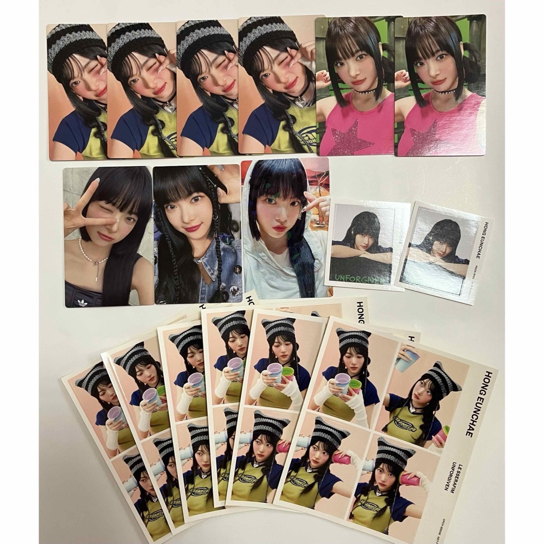 LE SSERAFIM - LESSERAFIM FEARLESS ウンチェ トレカ おまとめセットの