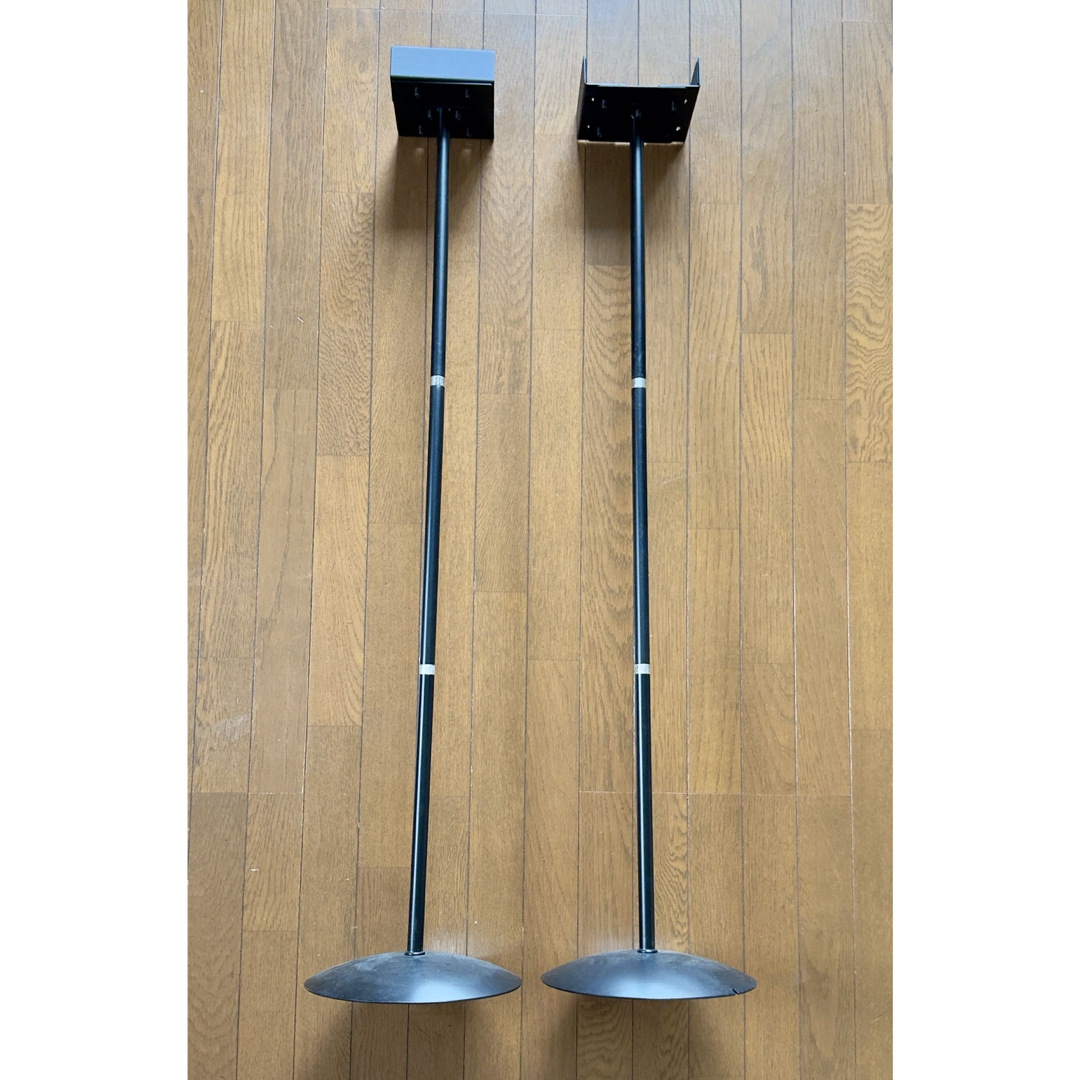 スピーカースタンド 金属製 黒の通販 by 狸山商店 プロフ必見！｜ラクマ