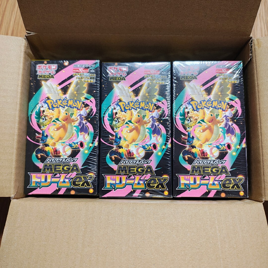 ポケモン - ポケモンカード メガドリームex BOX シュリンク付き 3BOXの