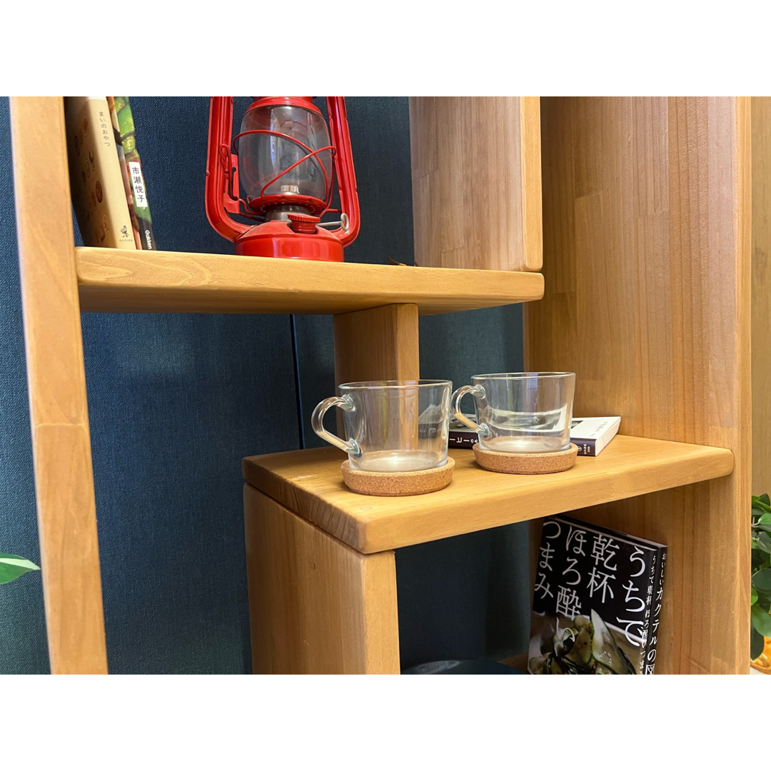 在庫整理】 オープンラック アシンメトリー 120 Pa Lオーク 312の通販