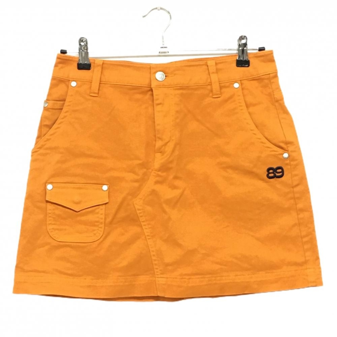 PEARLY GATES - パーリーゲイツ スカート オレンジ さくらんぼ刺しゅう