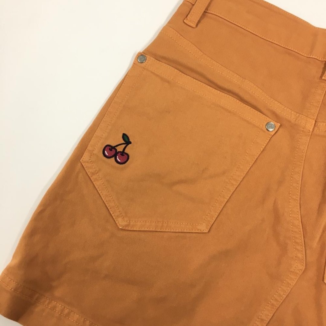 PEARLY GATES - パーリーゲイツ スカート オレンジ さくらんぼ刺しゅう